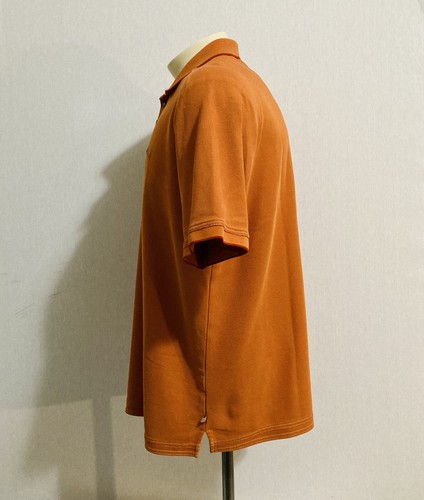 Tommy Bahama Short Sleeves Men's Polo Shirt Size XL Collared Orange Stretch Logo - Picture 9 of 11