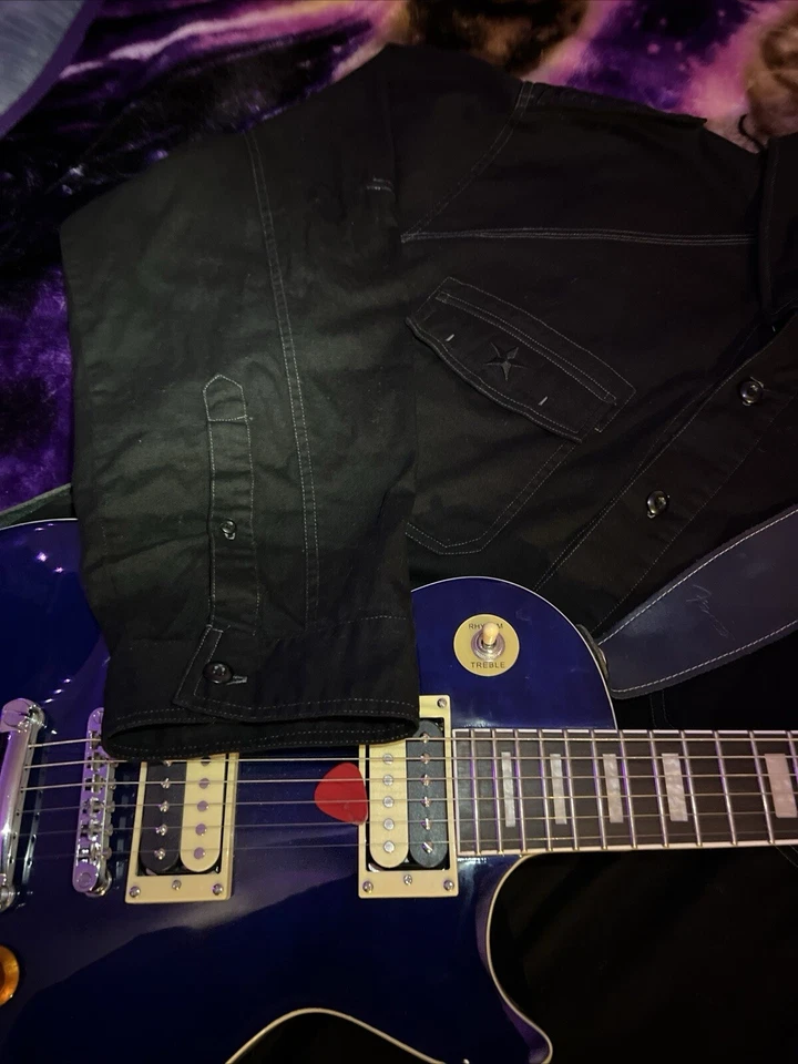 Shrine De Oppressor Liber Manga Larga Puro Ennegrecido Hecho en Hollywood EE. UU. Cal Foto 4 de 4