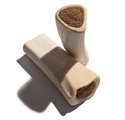 Stuffed Bully Shin Dog Bones 6 Inch Nutritious and Refillable Healthy Oral Care - Picture 39 of 49