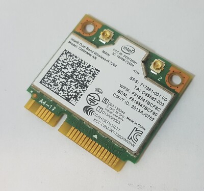 Wlan+BT Intel Dual Band 2,4+5GHz Wireless-N 7260 717381-001 aus HP ZBook 15 G1
