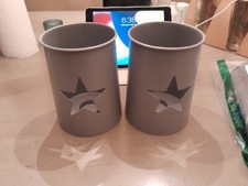 Metal Star Candle Holder Votive Tea Light Candle Holder 6.75 x 4.5