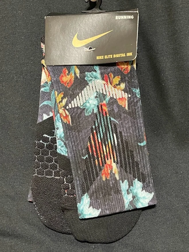 Nike top floral socks