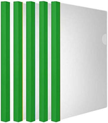 Clear Report Covers with Solid Color 14Mm Sliding Bar (18C, 100-Sheet Capacity)