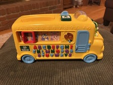 Leap Frog Phonics Fun Animal Bus Yellow Talking Music Works