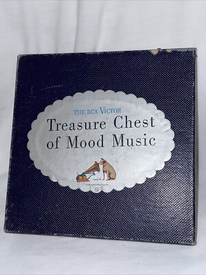 The RCA Victor Treasure Chest Of Mood Music Set Of 9 (45 Records) Rare 1950s