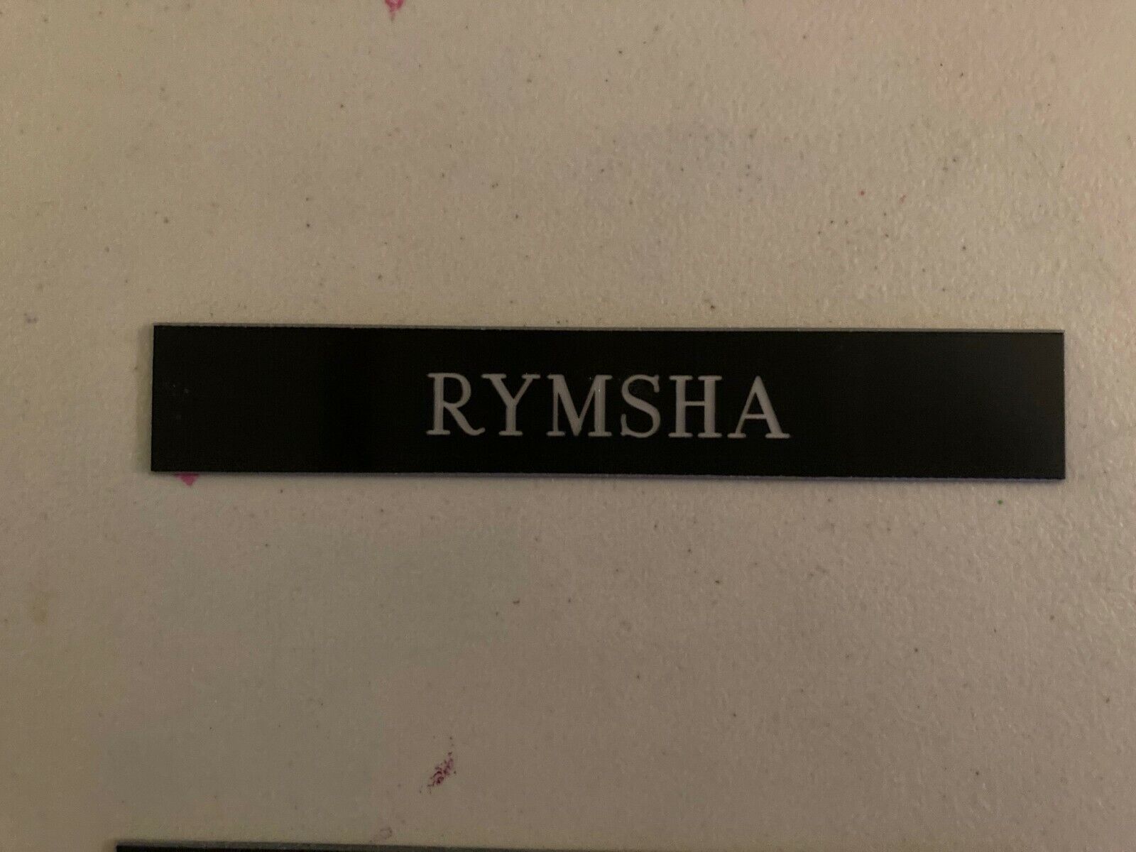 RYMSHA shop Manchester Monarchs Game Used Locker Nameplate Room ECHL discount