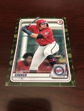 2020 Bowman Prospects Camo Parallel KEONI CAVACO #BP-118 Twins *Mint