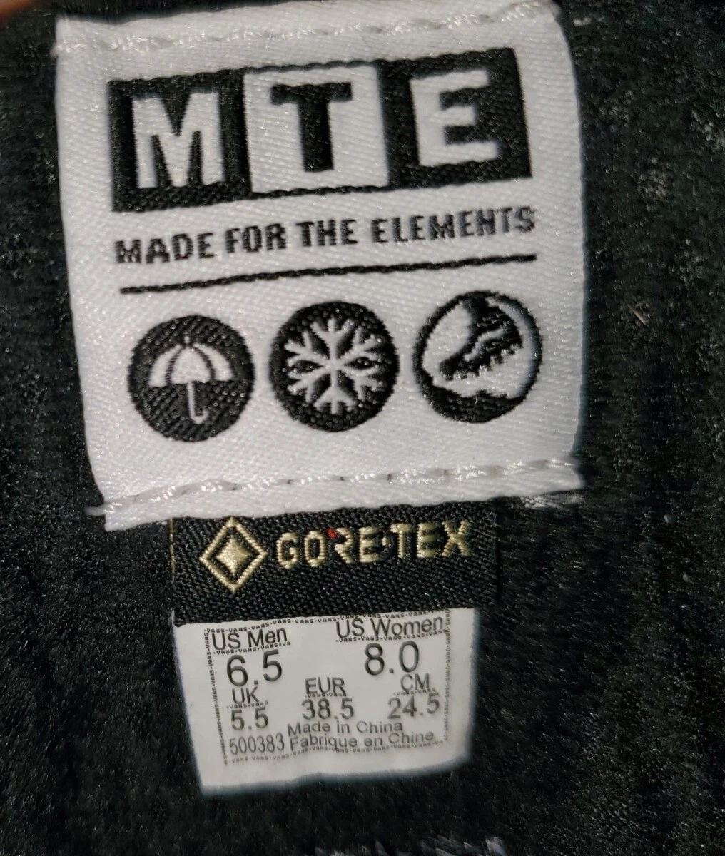 Vans Donna Ultrarange Exo Hi GTX BOA MTE 3 US Taglia 8 EUR 38 5 Nero Verde T346