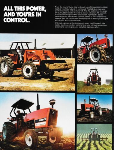 1989 ALLIS CHALMERS 6060 & 6080 TRACTOR - ORIGINAL BROCHURE - Picture 3 of 4