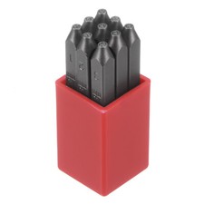 9pcs Metal Number Stamp 1.5mm Steel Reverse Punch for Jewelry Making Die