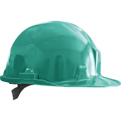 Helm Bauhelm Bauarbeiterhelm Schutzhelm Arbeitshelm Grün NEU TOP Gr. 53-61 EN397 - Bild 1 von 2
