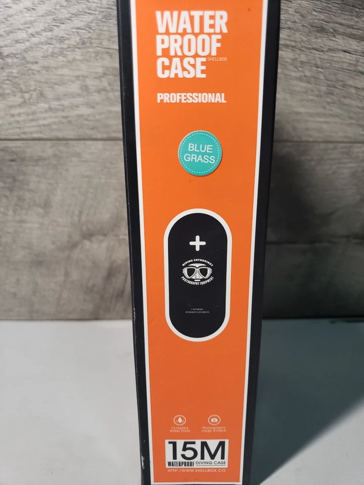 SHELLBOX Pro Buceo Impermeable Estuche Cubierta para iPhone 13 12 11 Pro Max Samsung LG Foto 4 de 4