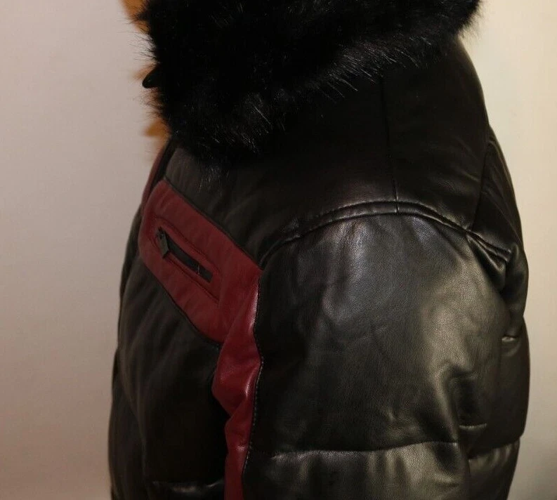 Sean John NEGRO Hombre Bombardero con Cuello Chaqueta, EE. UU. 2X-Grande Foto 2 de 4