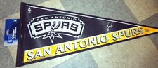 San Antonio Spurs NBA Basketball Team 30 x 12 Felt Pennant, Made in the USA