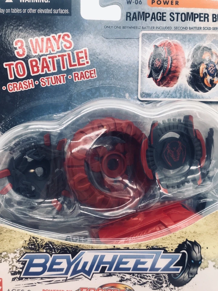 Tomy New Boy Beyblade Beywheelz W-06 Rampage Stomper Bull 3 种战斗方式 2012 — 第 3/4 张图片