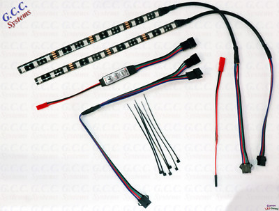Wasserdichtes mehrfarbiges RGB LED Unterbeleuchtungsset für Traxxas X-Maxx & andere