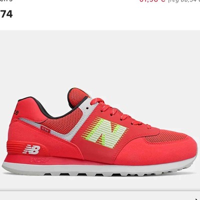 New Balance 574 Classics Team Red w 