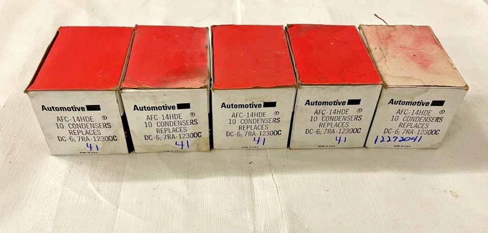 Condensador Ford 1947-1967 NOS V6 V8 punto distribuidor de encendido Mustang Fairlane Foto 2 de 4