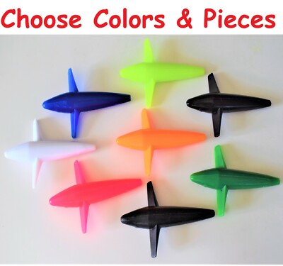 5'' Unrigged Trolling Bird Teaser Tuna Marlin Mahi Saltwater Fish Lures 1-100 pcs