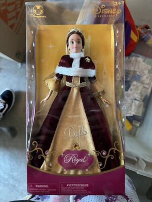  Disney Store Princess Belle Royal Collection Doll Rare NIB