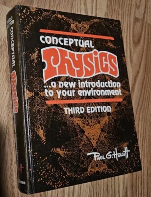 Vintage Book; Conceptual Physics 3rd Edition, Paul Hewitt, 1977, Hardcover, Rare