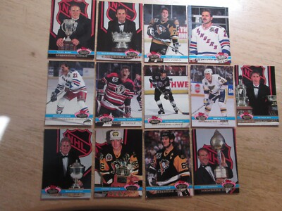 1991 STADIUM CLUB MEMBERS ONLY HOCKEY, NNO, 13 CARDS (#38-50 SEE NOTE BELOW)
