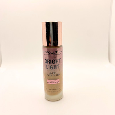 Revolution Bright Light Makeup 4-In-1 Face Glow Lustre Medium Light 0.77 oz