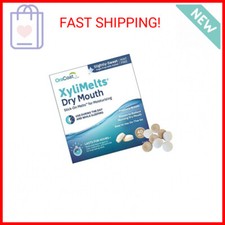 Oracoat XyliMelts Dry Mouth Relief Moisturizing Oral Adhering Discs 40 Count, Sl