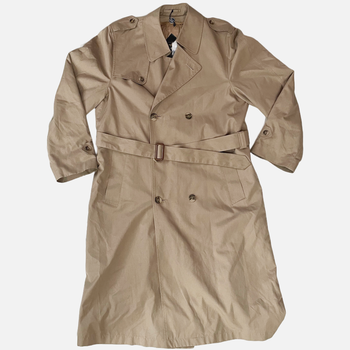 VINTAGE /HART SCHAFFNER&MARX /トレンチコート /L Vintage Hart Schaffner Marx Mens Trench Coat Size 40L Beige