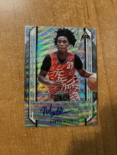 2021-22 Leaf Metal Basketball - Marvel Allen - Chrome Wave ARC Rookie Auto