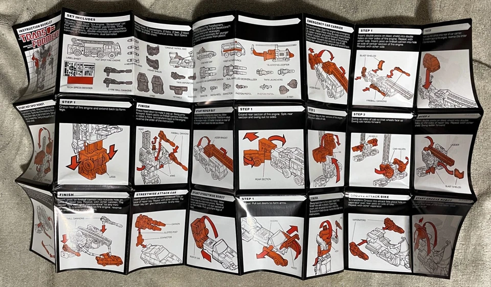 TRANSFORMERS G1 AUTOBOT PROTECTOBOTS DEFENSOR GIFTSET BOX, FOAM, & MANUAL NEW! - Image 3 of 4