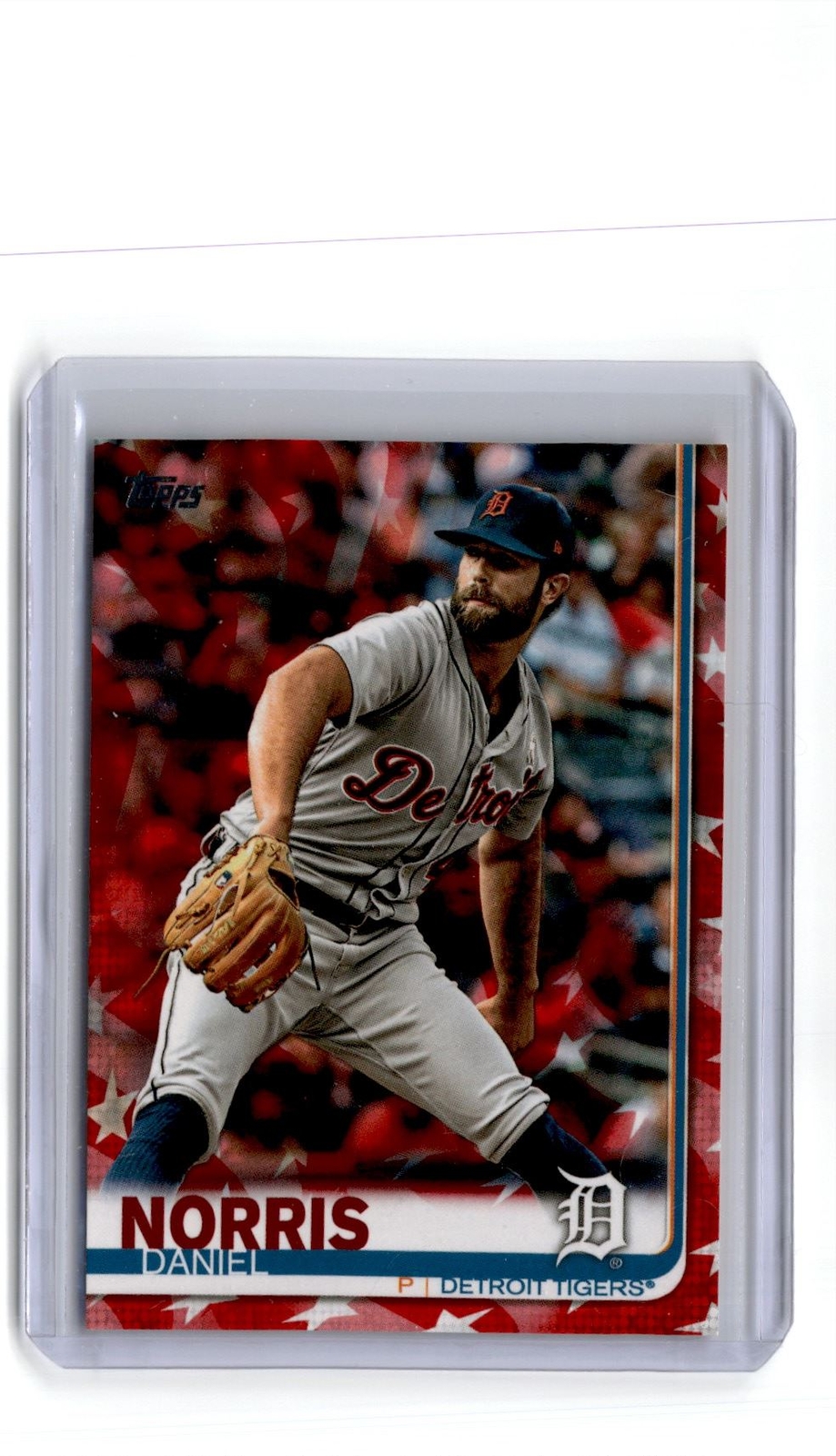 2019 Topps Independence Day Daniel Norris 74/76 Detroit Tigers #382