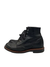 Chippewa Leather Lace-Up Boots 27cm Black 6-Inch Utility