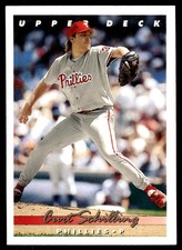 Curt Schilling 1993 Upper Deck #67 Phillies MLB READ FREE SHIPPING AutographDen