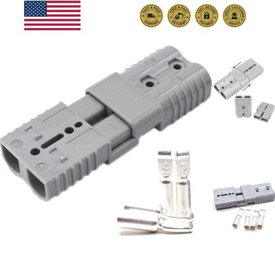 Battery Quick Connect Disconnect Electrical Plug 175A 1/0AWG for Recovery Win...