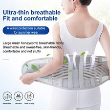 Lumbar Brace Adjustable Lower Back Work Support Belt For Pain Relief Men Women