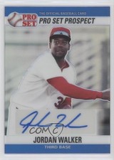 2021 Leaf Pro Set Metal 1990 Base Blue Rainbow 14/35 Jordan Walker Auto 0ey7