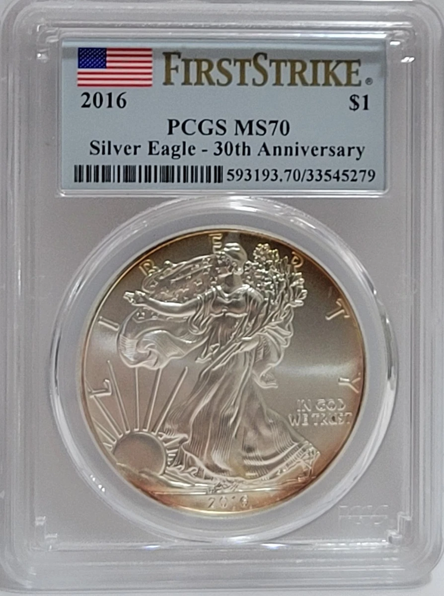 American Eagle MS 70 Graded 2016 Silver Bullion Coins for sale | eBay
