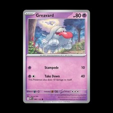 Greavard 065/132 MEG Mega Evolution Pokemon Card NM