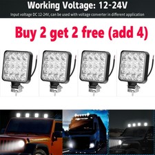12V LED Work Light Bar Flood Spot Lights Driving Lamp Offroad Car Truck SUV