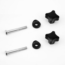 Universal Drive Rollator Walker Arm Adjustment Knobs Replacement Hardware Set Bl