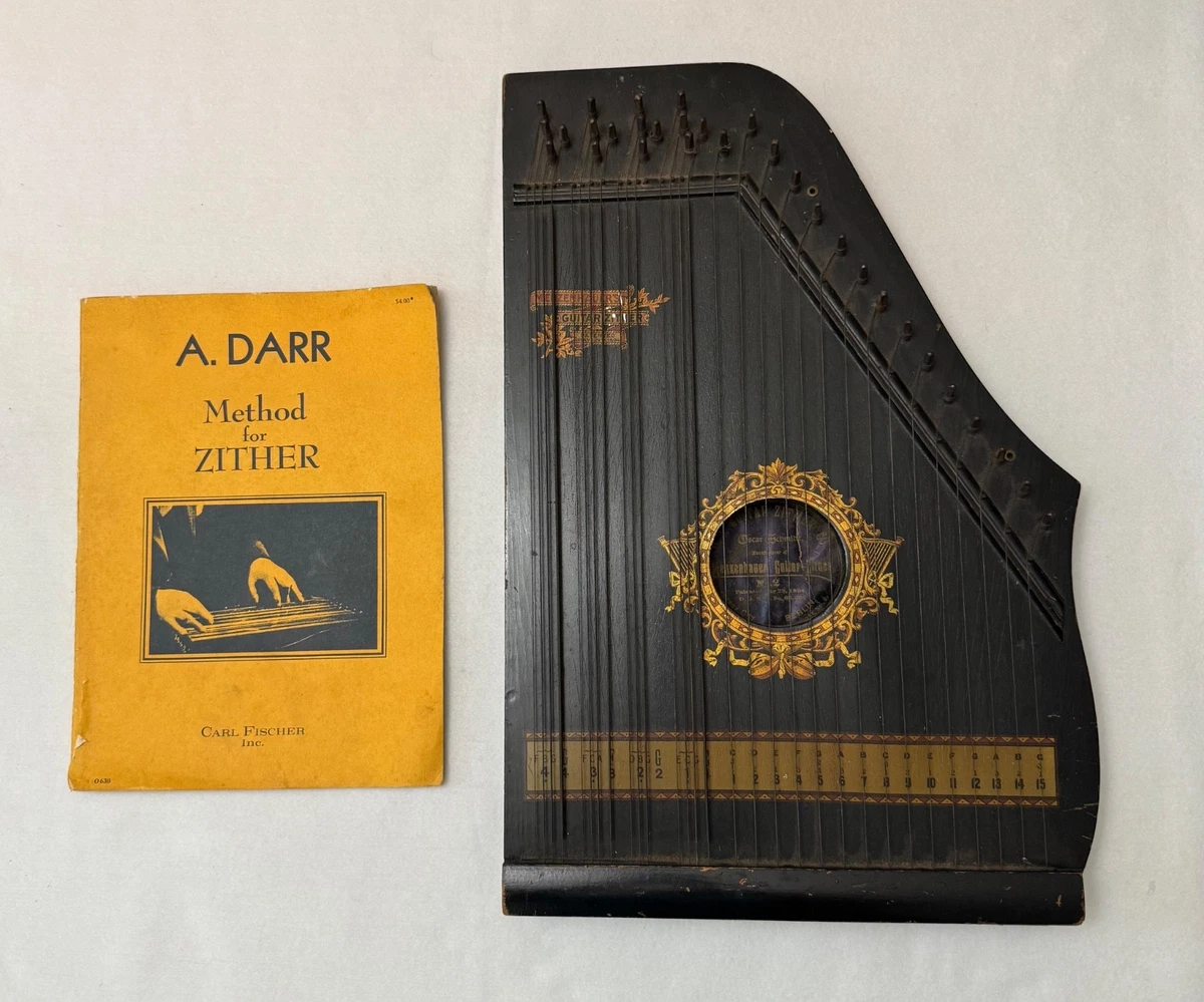 老式自鸣筝、齐特琴| eBay