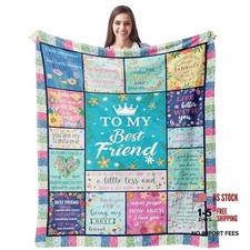 Women's Throw Blanket 60"x50" - Best Friend Gifts for Birthdays