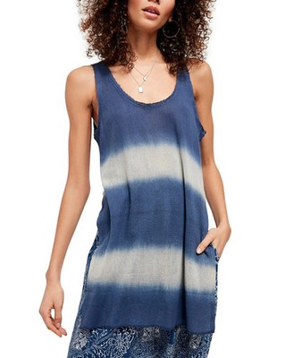 Free People Women's Joni Maxi Tank Top Sea Combo XS