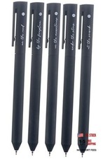 Gel Ink Pens, 0.5 mm Gel Pens Fine Point, Bible Pens 1 Count Pack of 5 Black