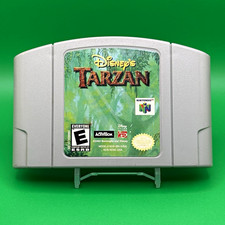 Disney's Tarzan (Nintendo 64) N64 Game Cartridge, Authentic, Tested & Working