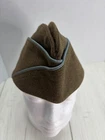 WW2 era US Army Military Overseas Garrison Side Cap Infantry Corps Piping
