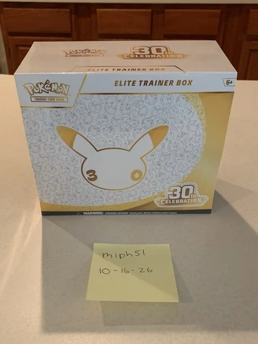 Pokémon TCG: 30th Celebration Elite Trainer Box - Small Rip