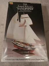 Vintage Marx Armed Schooner Sandpiper War of 1812 Privateer Ship Model Sealed