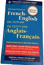 Merriam- Webster’s French- English Dictionary 